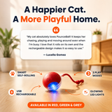 PounceBall — Smart Interactive Cat Toy