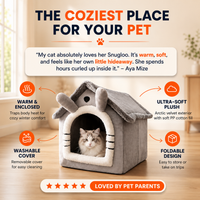 Snugloo — Cozy Pet Cave for Dogs & Cats