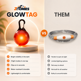 GlowTag — LED Safety Light Pendant for Dog Collars