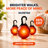 GlowTag — LED Safety Light Pendant for Dog Collars