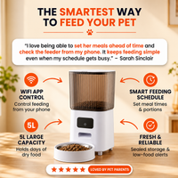 SmartFeed — 5L WiFi Automatic Cat & Dog Feeder